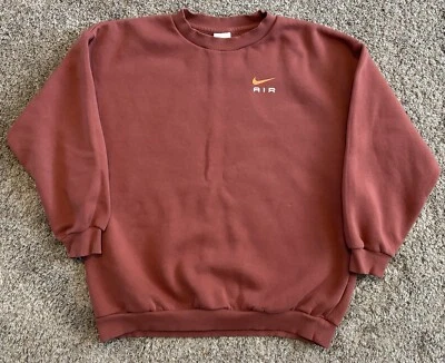 Nike Youth Girls swoosh crewneck pullover sweatshirt Pink Size XL - Image 1 of 4