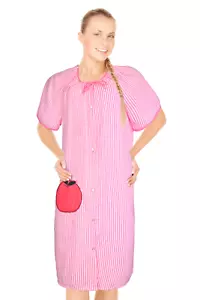 JEFFRICO Hauskleider für Damen mit Taschen leichter Staubmantel Hausmantel 2009 - Bild 1 von 48