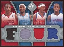 2009-10 SP Game Used Fabric Foursomes Young Wright Thorton Stuckey #F4-TYSW