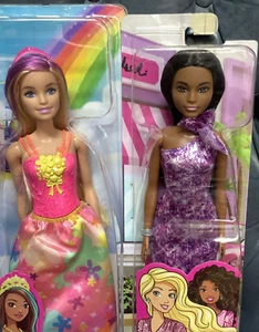 NIB Mattel Barbie Glitz Doll Purple Glitter Dress African American plus extra! - Picture 1 of 7