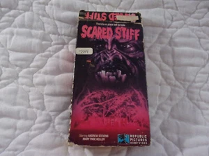 SCARED STIFF VHS 80'S HORROR HAUNTED HOUSE GORE POSSESSION UNDEAD ANDREW STEVENS - Picture 1 of 10