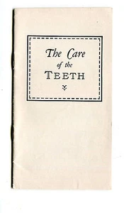 Vintage Brochure CARE OF THE TEETH 1931 Church & Dwight ADA illus - Picture 1 of 3