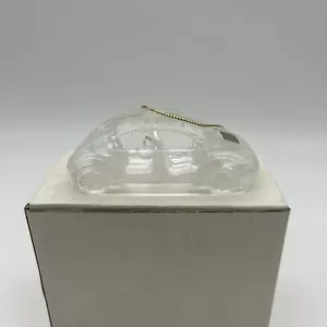 MIKASA Crystal Volkswagen VW Beetle Bug Car Collector Glass Ornament Gift DECOR - Picture 1 of 7