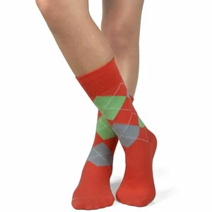  Junior's Groomsmen / Ring Bearer Wedding Argyle Dress Socks--MA045 J - Picture 1 of 6