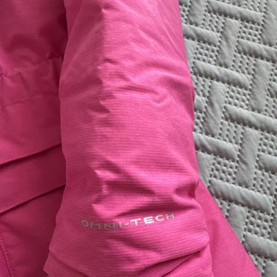 Columbia Girls Nordic Strider II Hooded Jacket Size S 7/8 Pink Color - Image 1 of 4