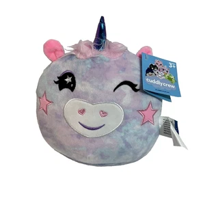 Cuddly Crew Suave 9" Peluche Tie-Dye Unicornio Nuevo con Etiqueta Almohada Relleno - Imagen 1 de 7
