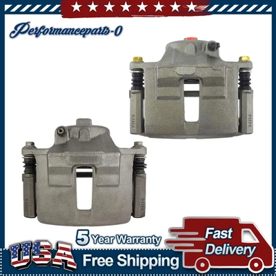 Disc Brake Caliper 2pcs Centric Front Pair for 2001 2002 2003-2007 Ford Taurus - Image 1 of 4