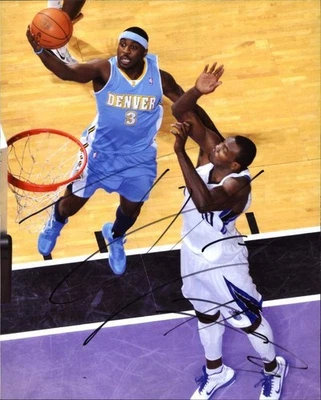 Foto firmada por Ty Lawson de baloncesto de la NBA de 8x10 con certificado autografiado 001 Foto 1 de 2