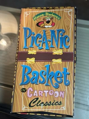 NEW Hanna-Barbera's Pic-a-Nic Basket of Cartoon Classics Themes 4 CD Box Set OOP - Image 1 of 4