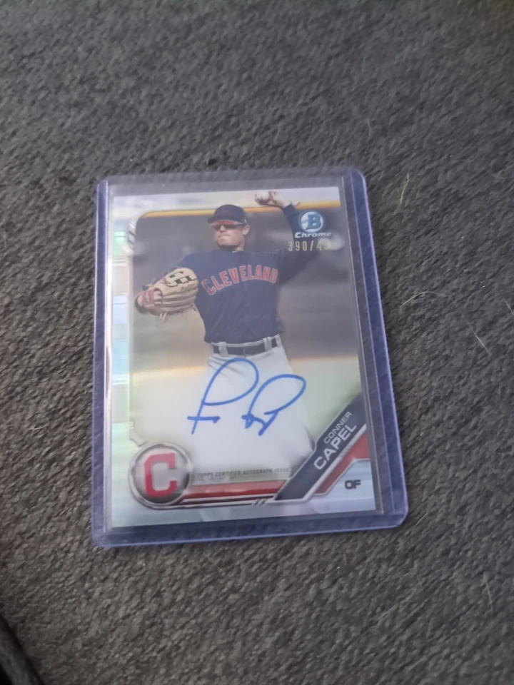 Bowman Chrome 1st Auto Conner Capel 390/490 - Image 1 of 1