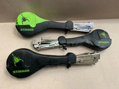 Lote de 3 grampeadores Stinger CH38-2 tampa martelo em bom estado de funcionamento - Imagem 1 de 4