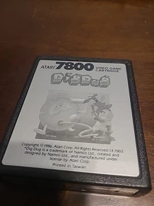 Dig Dug (Atari 7800 Pro System, 1988) NUR PATRONE GETESTET FUNKTIONIERT - Bild 1 von 3