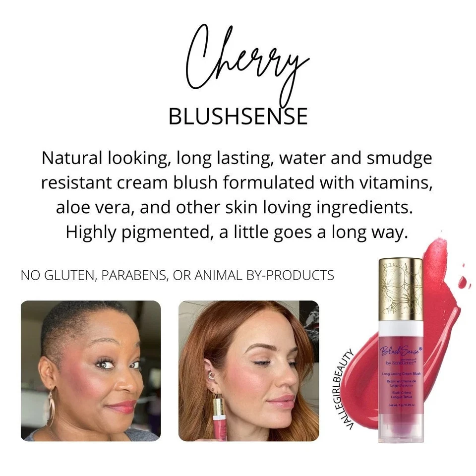 Rubor bomba sin aire BlushSense Cherry nuevo sellado por Senengence Foto 1 de 1