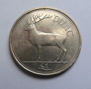 1998 Irish One Pound Coin Old Ireland £1