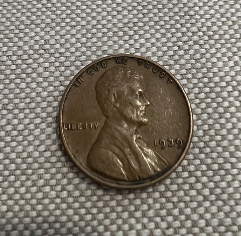 1939 wheat penny Cover