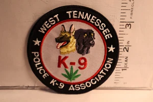 police patch  WEST TENNESSEE POLICE K9 ASSOCIATION POLICE TENNESSEE - Picture 1 of 1