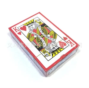 New 54 pieces/set 56x86mm Grey Core Paper Poker King Deck Playing Cards Magic - Imagen 1 de 3
