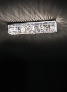 Plafoniera da soffitto in cristallo lineare design moderno 5 luci MS-273 - Picture 1 of 1