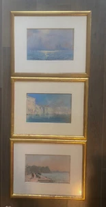 Drei venezianische Gemälde von J. Geoffrey Leckie (signiert) - Bild 1 von 4