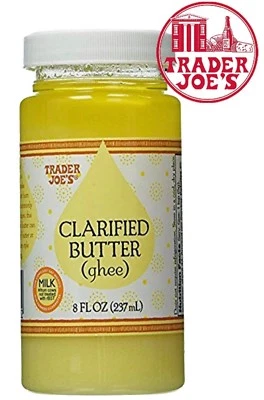 🔥 Trader Joe's Clarified Butter Ghee 8 FL Oz 237 mL New Fresh  - Image 1 of 2