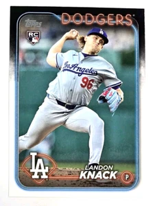 Topps Landon Knack 2024 novato Los Angeles Dodgers RC #US127 - Imagen 1 de 2