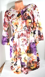Woman's ECI New York Floral Dress Size Medium - Picture 1 of 9