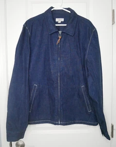 Wallace & Barnes indigo deck jacket in Japanese selvedge denim XL EUC! - Picture 1 of 6