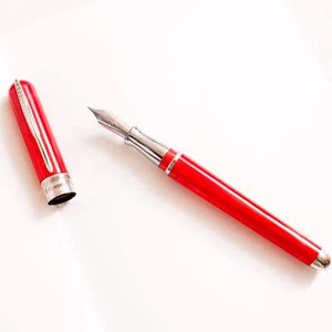 Pineider Avatar Fountain Pen - Devil Red - Picture 1 of 11
