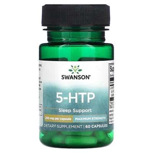 2 X Swanson, 5-HTP, 200 mg , 60 Capsules - Picture 1 of 2