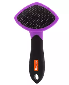 HARTZ, Groomer's Best Small Slicker Brush für Katzen und kleine Hunde, schwarz/violett - Bild 1 von 5