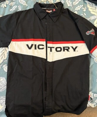Camisa de tienda de motocicletas Victory auténtica para hombre Foto 1 de 3