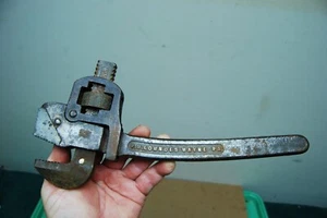 Antique Tool Patent Aug 24, 1897 Duplex #14 Pipe Wrench P.W. Lowndes Wayne Pa - Picture 1 of 23