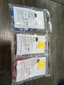 3M RING TERMINAL'S 5/16 (16-14×5-16) M + 0.250 F DISCONNECT 256ZB - Picture 1 of 1