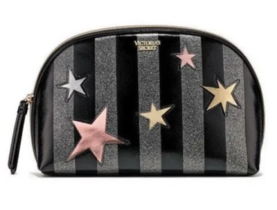 VICTORIA'S SECRET НЕБЕСНЫЙ МЕРЦАНИЕ ГЛАМУР КРАСОТЫ СУМКА МАКИЯЖ КОСМЕТИЧЕСКИЙ ЧЕХОЛ СУМОЧКА - Изображение 1 из 3