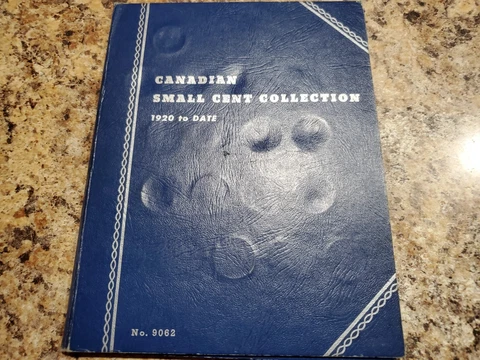 1920-1972 CANADIAN SMALL CENT COLLECTION. MISSING 1922-1926 Cover
