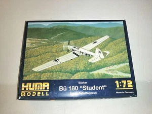 HUMA MODEL 1/72 AEREO BU 180 STUDENT KIT MONTAGGIO REF.3008 - Foto 1 di 3