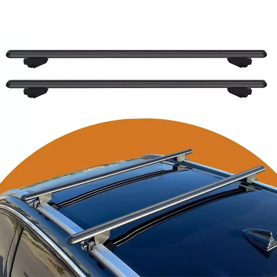 Barras transversales de techo color negro para Suzuki S-Cross 2014-2024 2 piezas Foto 1 de 4