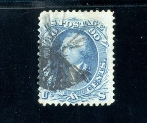 Scott 72 Used FVF US 1861 Civil War Issue Washington Fancy Cancel SCV $625 - Picture 1 of 2