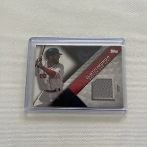 Inserto reliquia Dustin Pedroia 2018 Topps - Imagen 1 de 8