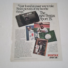 Vintage Print Ad Reggie Jackson Pentax Sport 35 camera baseball 1983 clipping