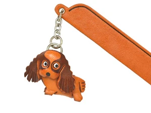 Marcador de dijes de cuero para perro caballero *VANCA* hecho en Japón #61715 - Imagen 1 de 12