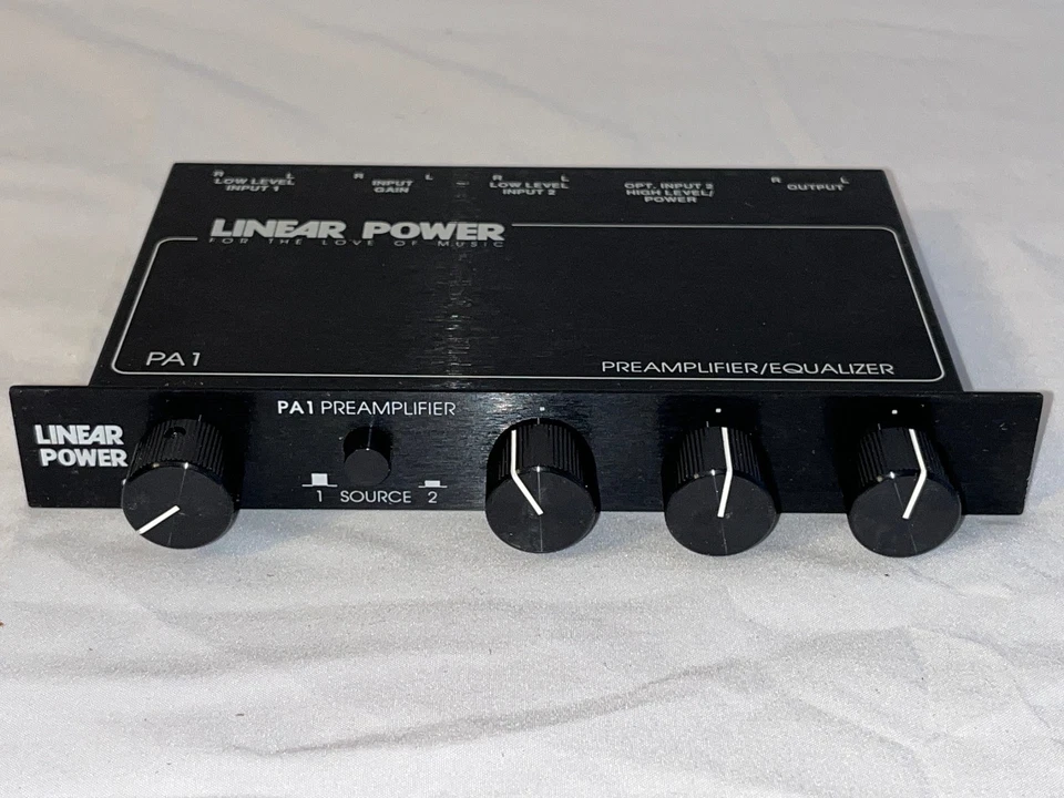 NUEVO EN CAJA - ECUALIZADOR DE PREAMPLIFICADOR PA-1 DE POTENCIA LINEAL EXTREMADAMENTE RARO PA1 - PIEZA DE COLECCIONISTA Foto 1 de 4