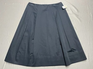 Gonna donna Talbots nuova con etichette 4P Petite misto cotone plissettata prezzo al dettaglio consigliato $98 - Foto 1 di 8