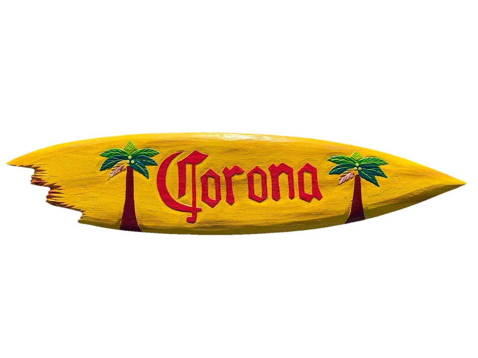 COLORFUL 24” CORONA PALM TREES  TROPICAL SIGN WALL HANGING ART ISLAND HOME DECOR - Image 1 of 1