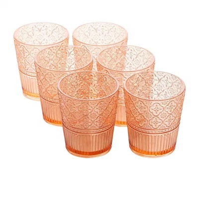 Victoria 16 OZ. Vidrio DOF acrílico rubor (juego de 6) Foto 1 de 4