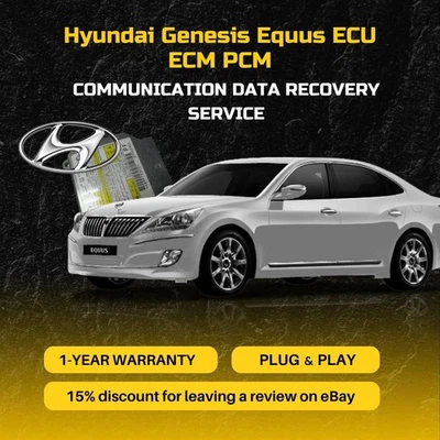 SERVICIO DE RECUPERACIÓN DE DATOS DE COMUNICACIÓN HYUNDAI GENESIS EQUUS ECM PCM Foto 1 de 3