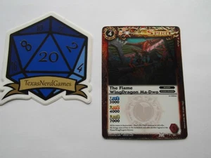x1 The Flame WingDragon Ma-Dwo 1st Edition Promo P 001 Battle Spirits TCG - Picture 1 of 3