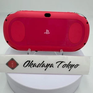 PS Vita PCH-2000 Black Pink PSV Console Slim SONY Region Free Tested Working - Picture 1 of 21