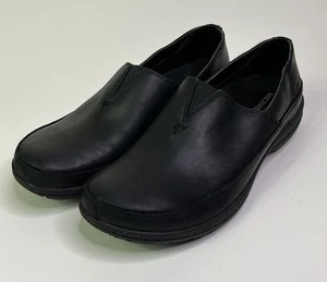 Merrell Womens Encore Kassie Leather Moc Black Slip On Comfort Shoes J94558 Sz 6 - Picture 1 of 11