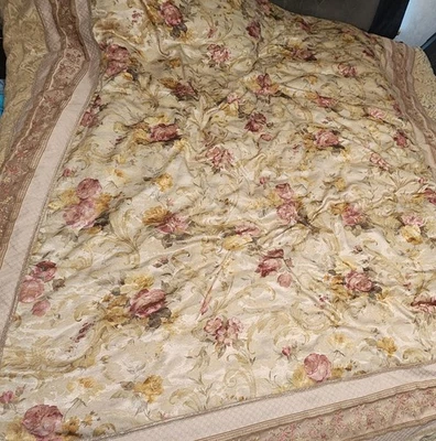 Croscill дома цветочный одеяло и кровать юбка королева - Изображение 1 из 4